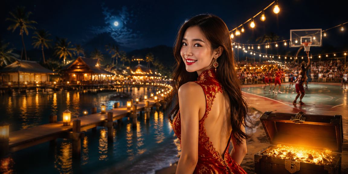 Người xem cược bóng rổ tại bãi biển Côn Đảo với điện thoại và tài khoản viet6