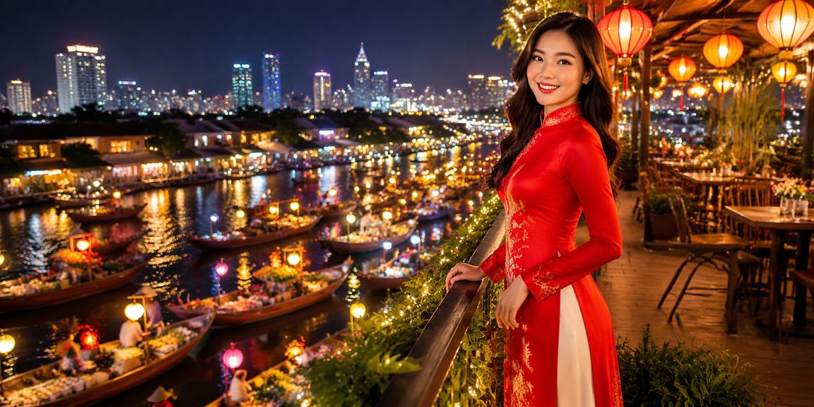Phụ nữ Việt Nam tại Đà Lạt mặc áo dài tham khảo thông tin đặt cược trực tuyến