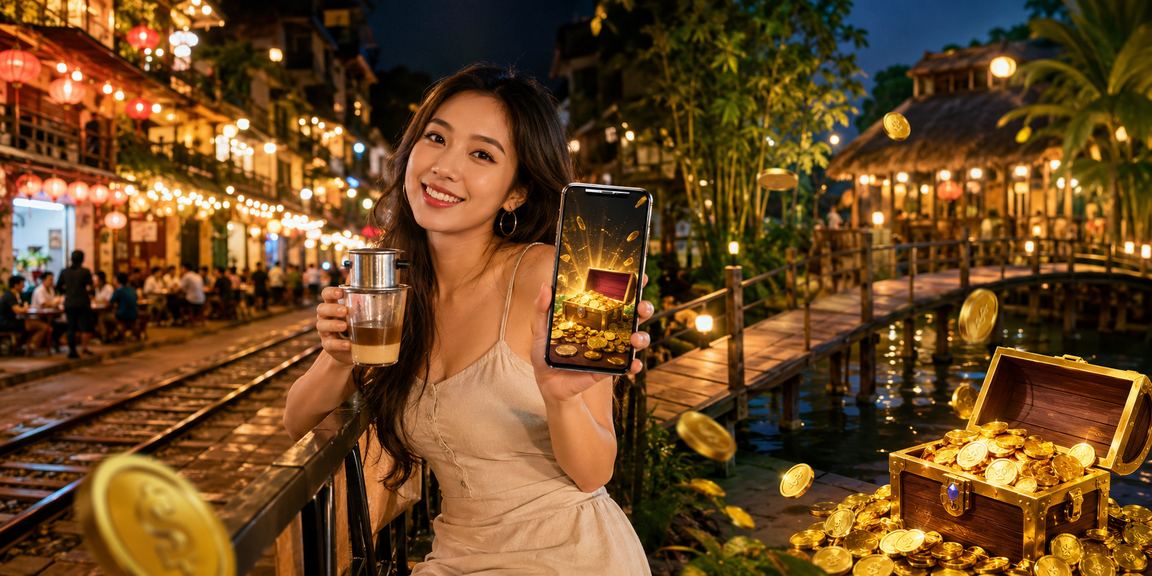 Người dùng tại Hà Nội thực hiện nạp tiền nhận bonus viet6 trên điện thoại